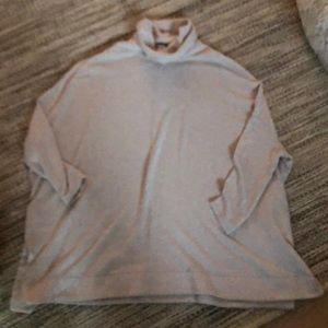 Anthropologie women’s cream poncho